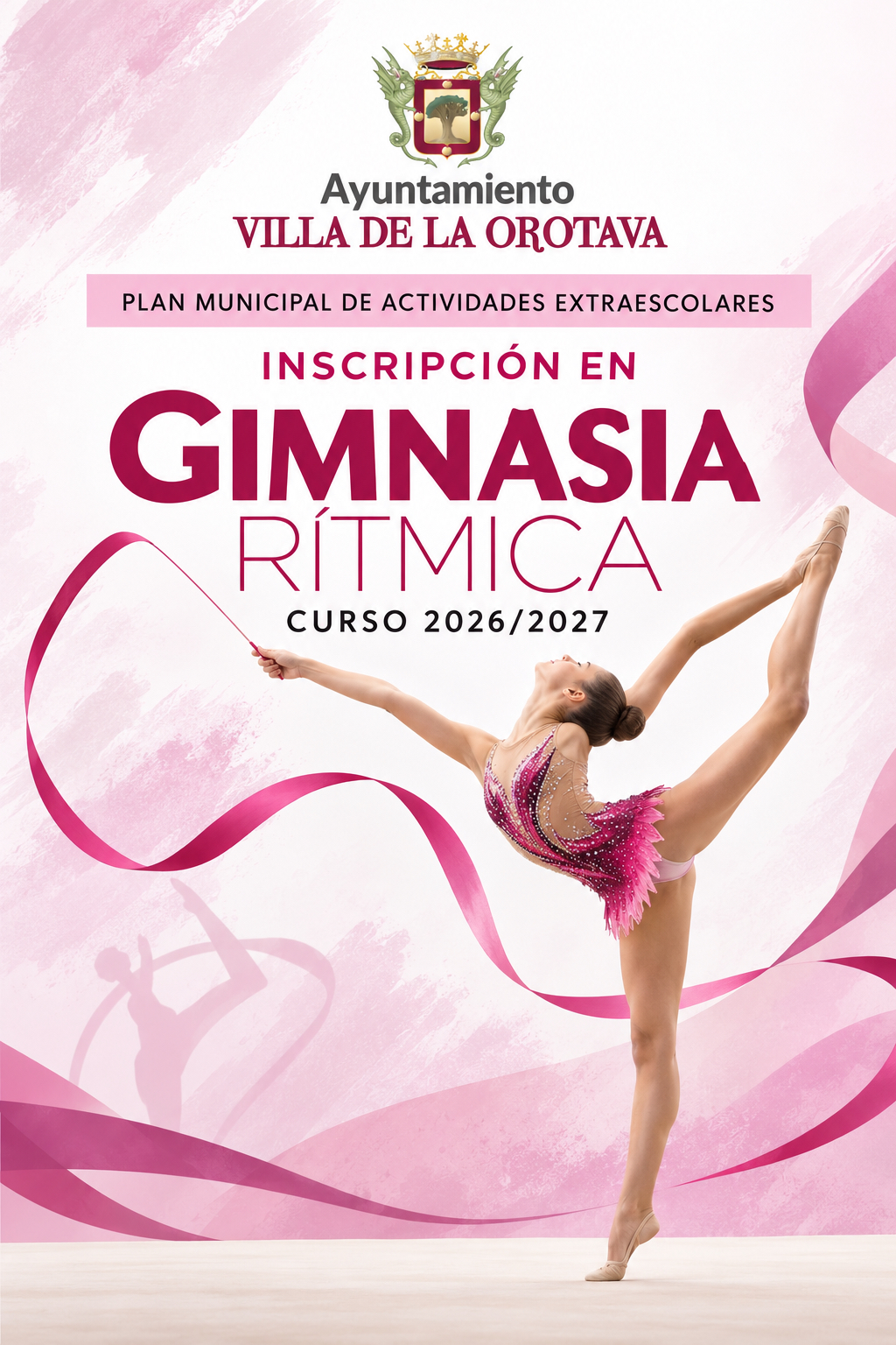 Plan Municipal de Actividades Extraescolares: Inscripción en Gimnasia Rítmica (Curso 2026/2027)