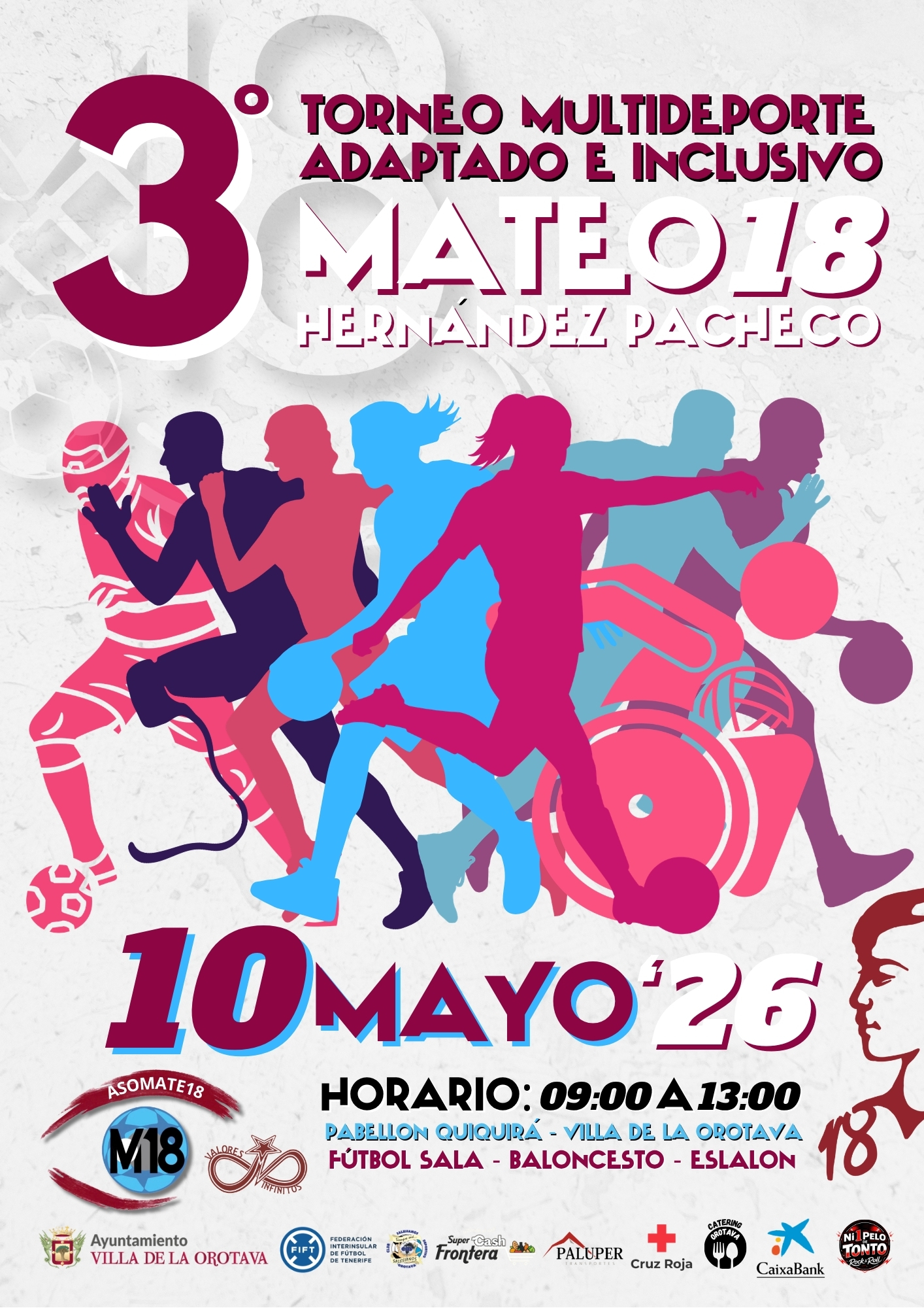 III TORNEO MULTIDEPORTE ADAPTADO E INCLUSIVO MHP18