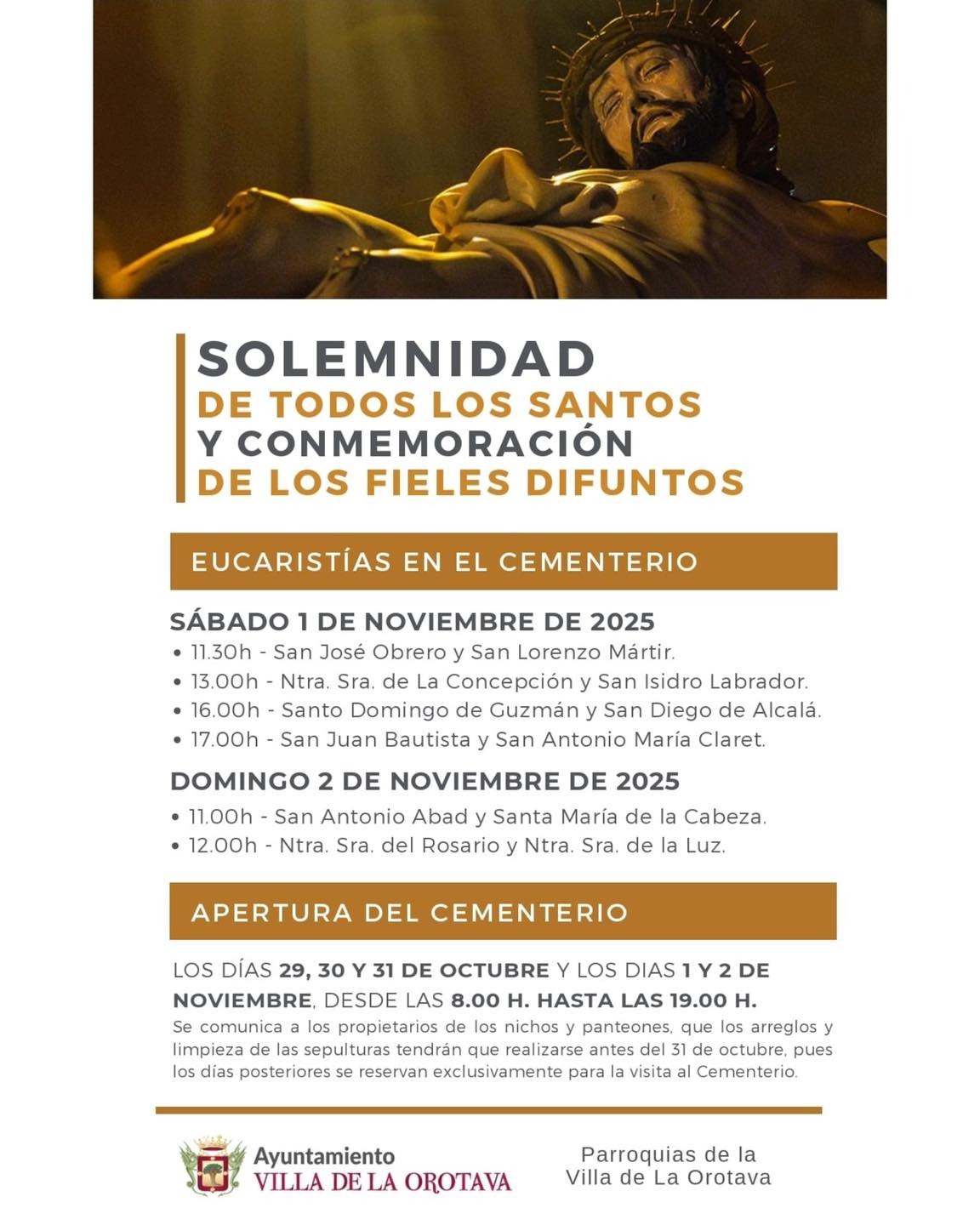 Ampliación de horarios en el cementerio municipal