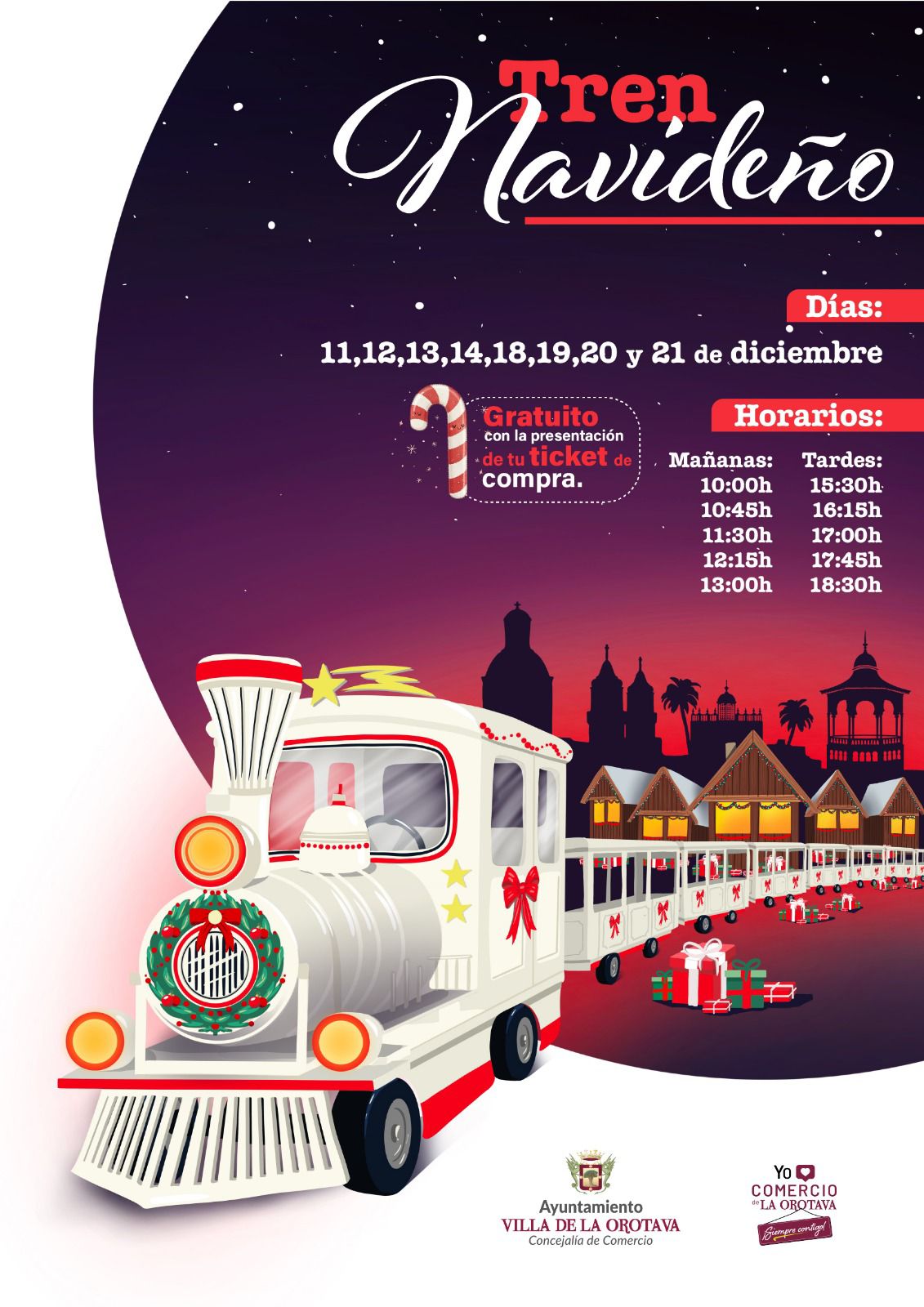 tren navideño