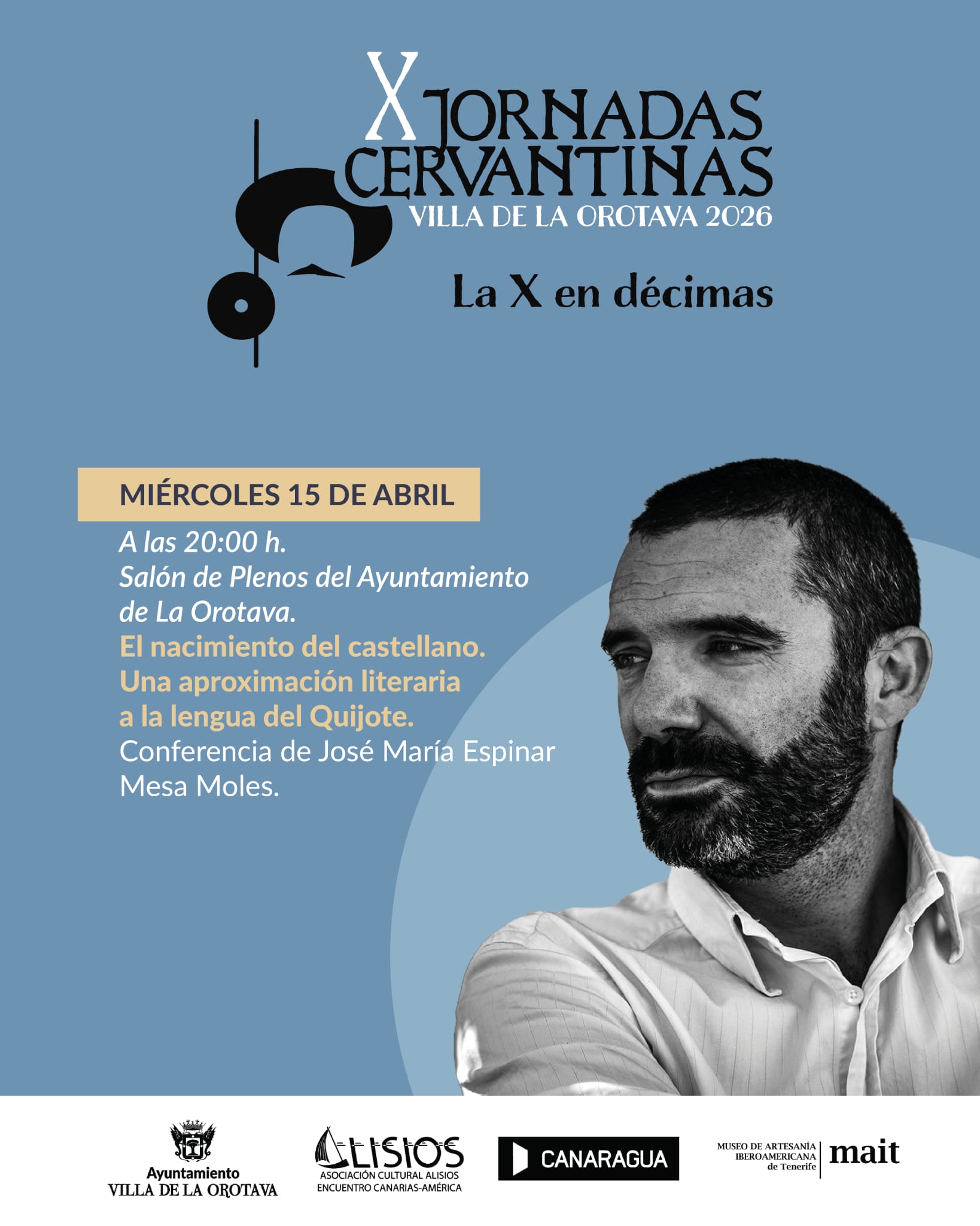 “La X en décimas” - X Jornadas Cervantinas 2026