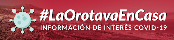 Botón acceso área La Orotava COVID-19
