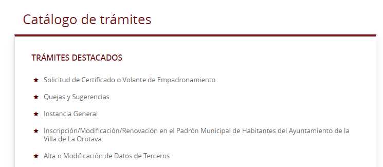 Tramite para otros casos