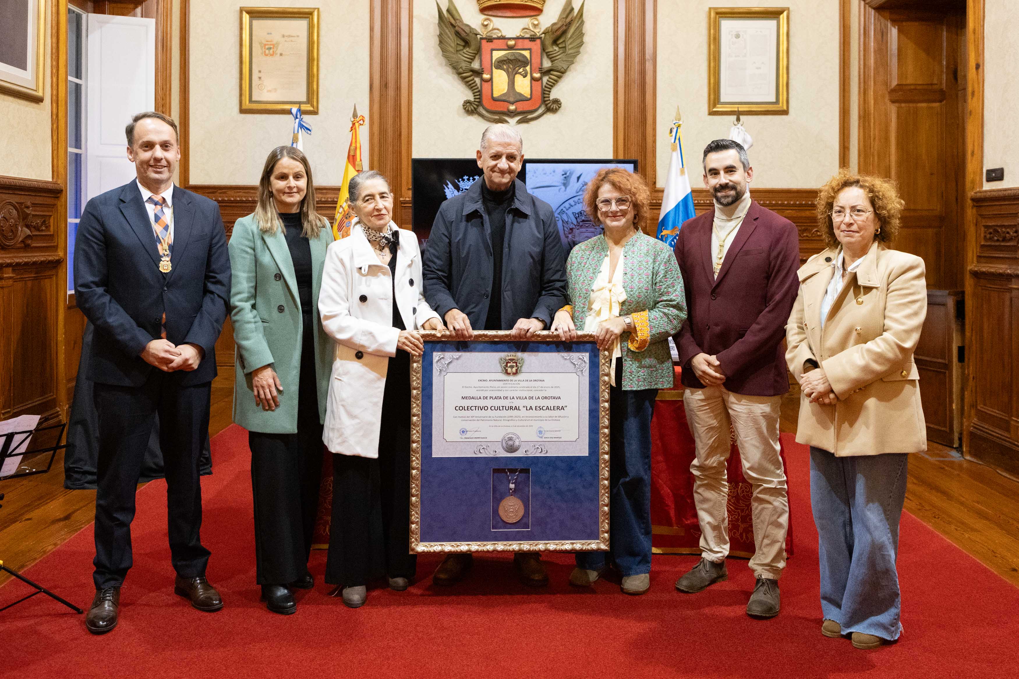 Medalla plata colectivo cultural la escalera