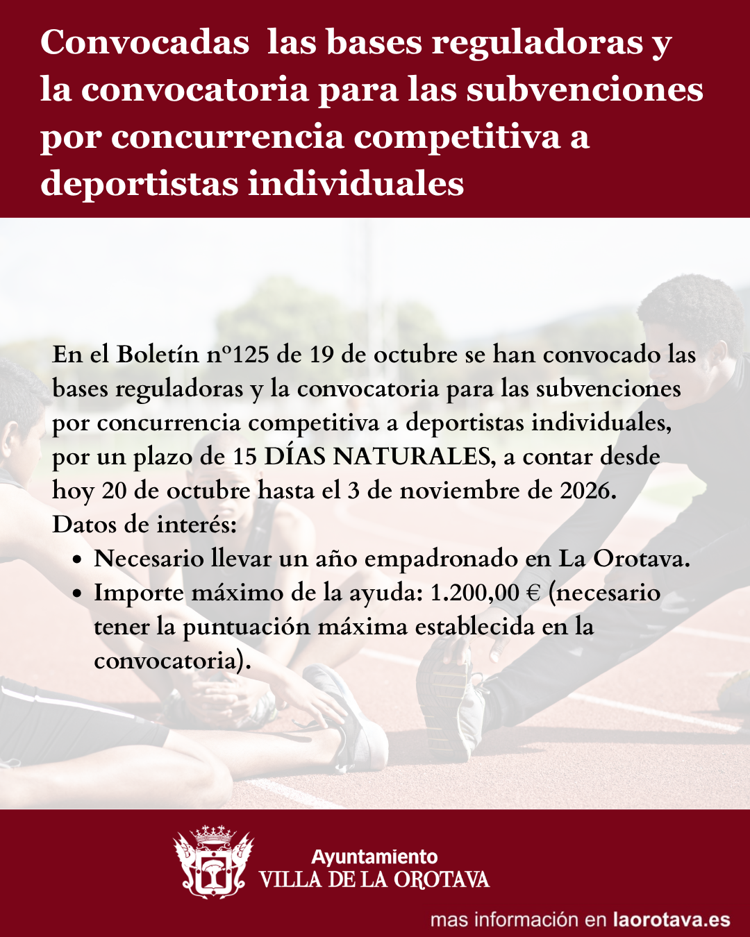 convocatoria