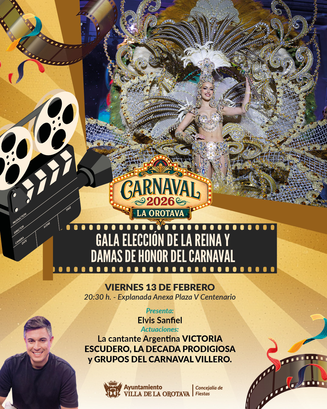 La Orotava elige esta noche a la Reina del Carnaval 2026