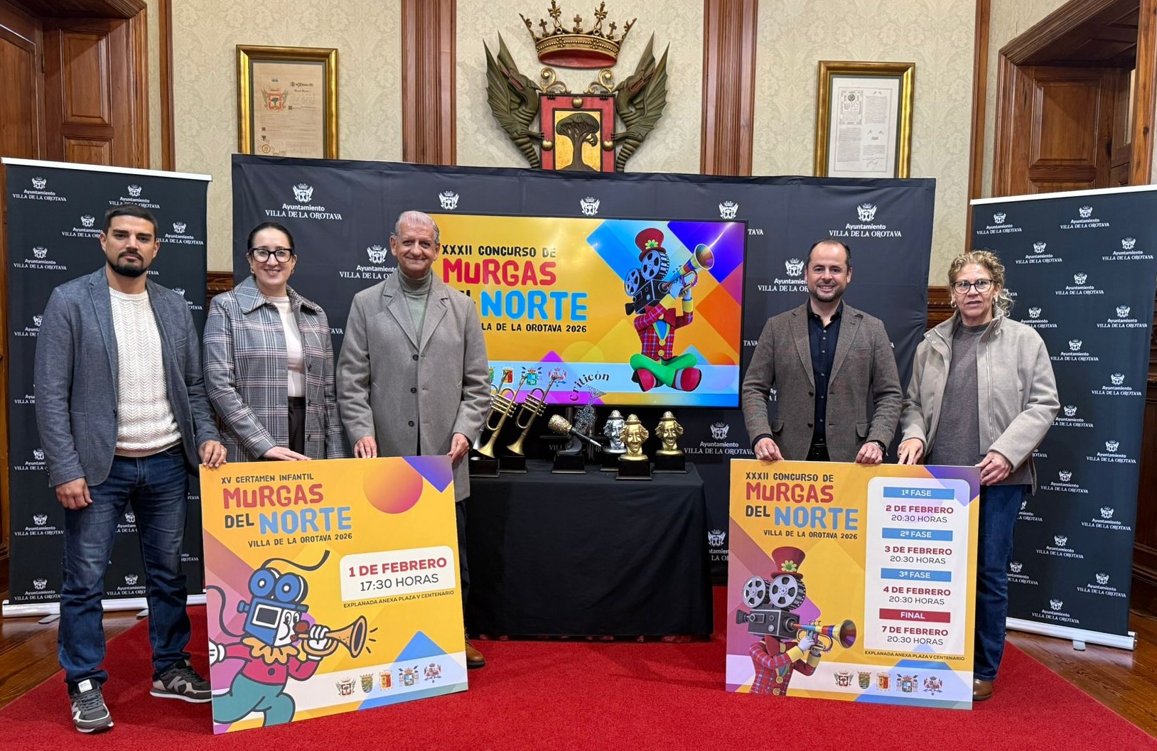 La Villa acoge la presentación de los concursos de murgas del Norte