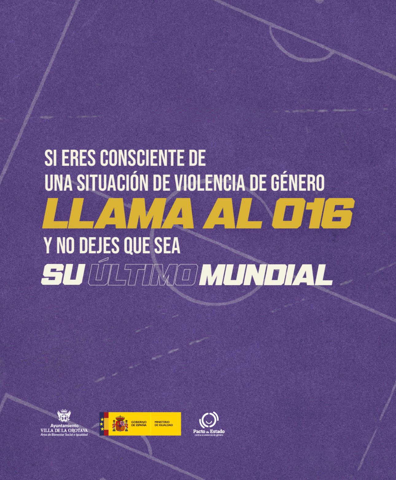 La Orotava presenta Su último Mundial, una campaña contra la violencia de género en el contexto del Mundial de 2026