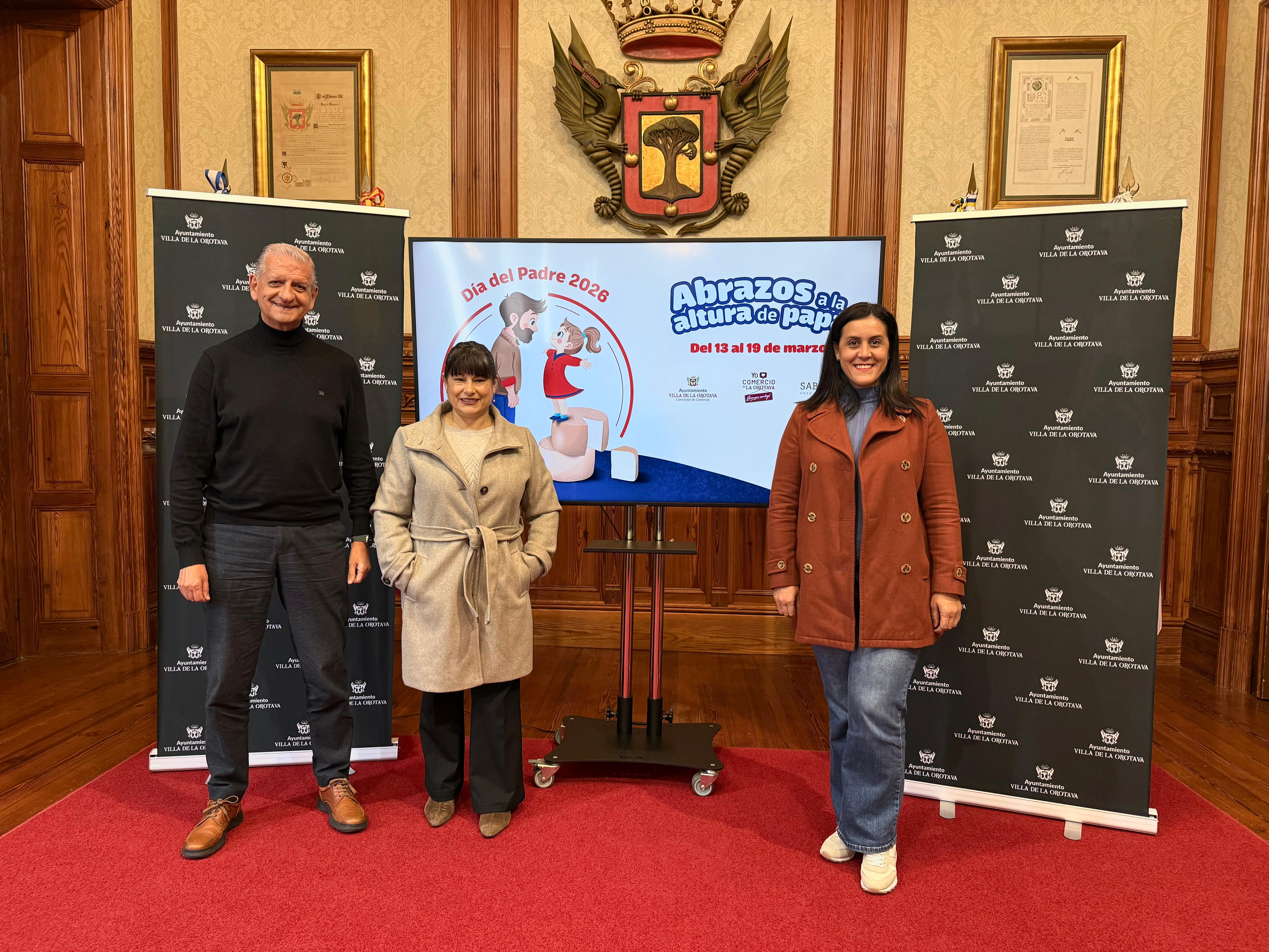 La Orotava impulsa el comercio local con la campaña ‘Abrazos a la altura de papá´’