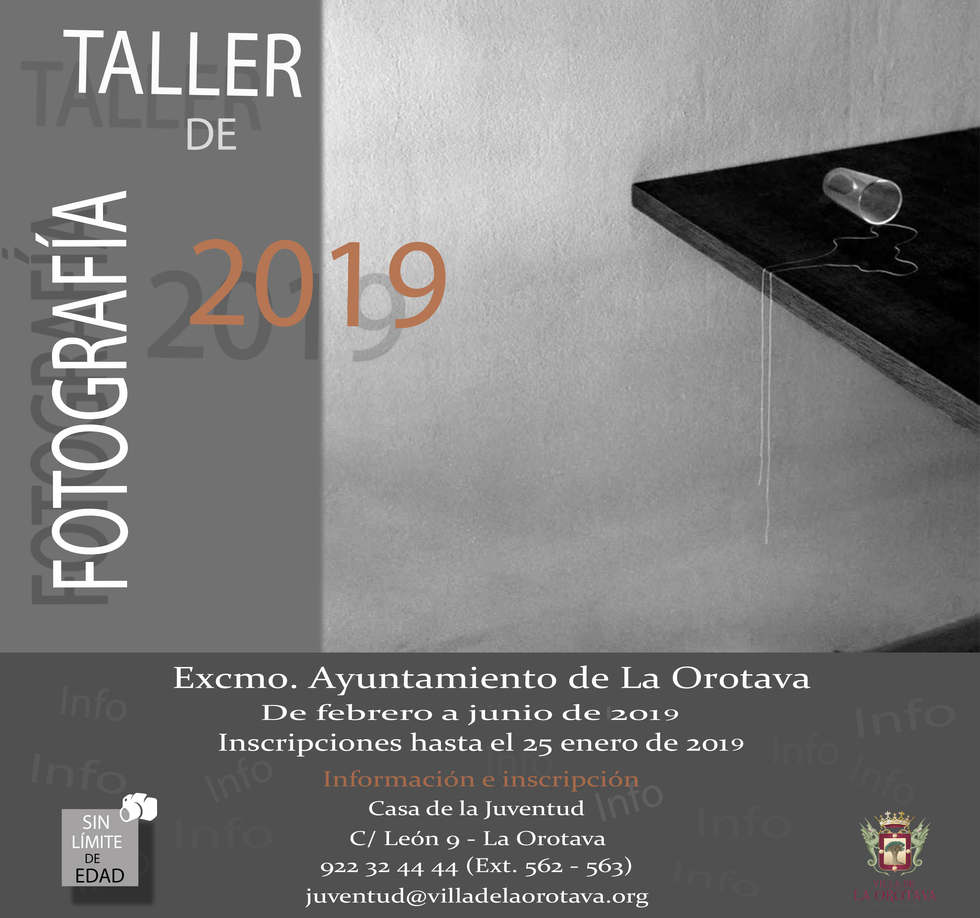 TALLER DE FOTOGRAFÍA 2019
