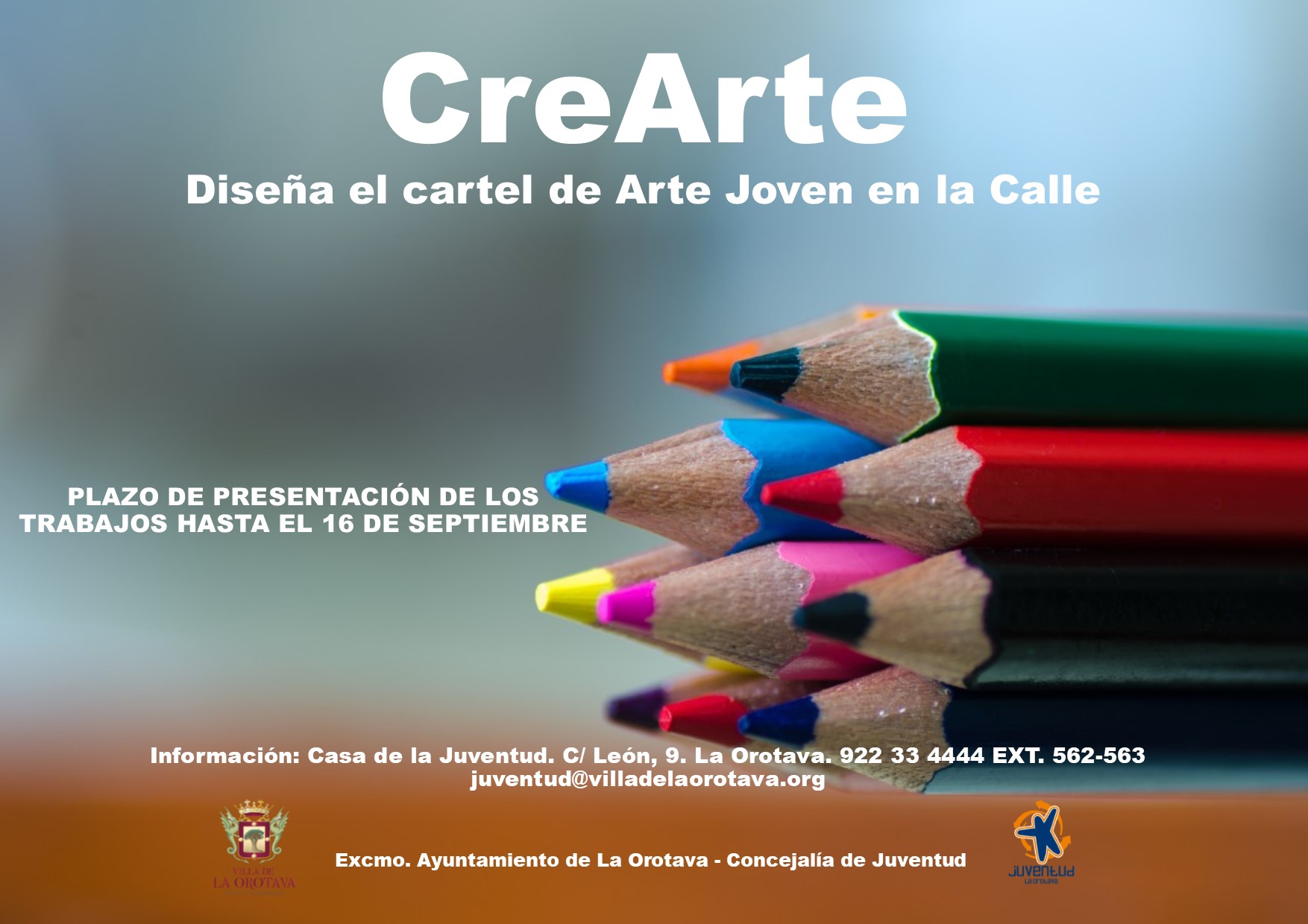 Juventud convoca una nueva edición del concurso CreArte para elegir el cartel de Arte joven en la Calle