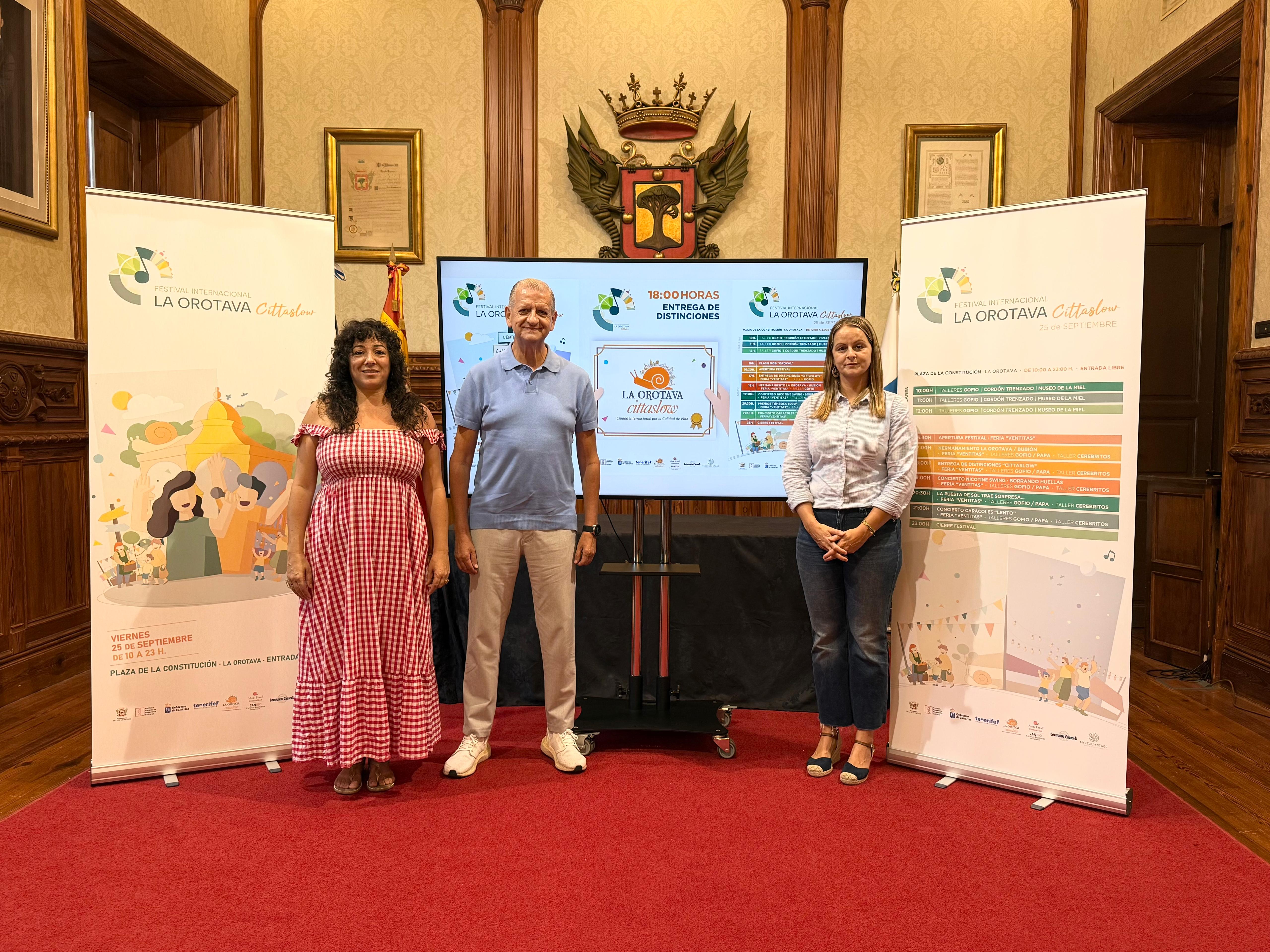 La Orotava acoge el II Festival Internacional Cittaslow para impulsar la sostenibilidad, el producto local y el turismo de calidad
