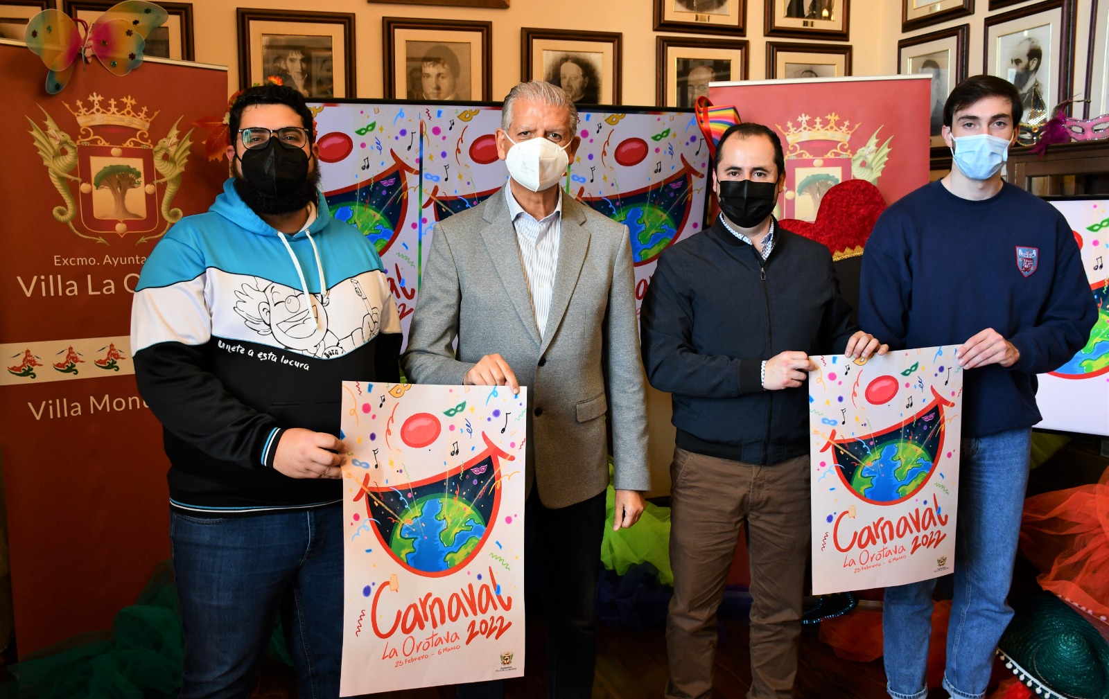 El Ayuntamiento de La Orotava presenta el programa y cartel del carnaval 