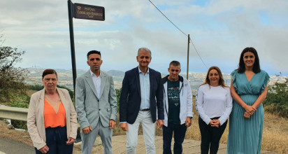 Un camino peatonal en Benijos recibe el nombre del popular vecino Candelario Cabrera Rodríguez ‘Lalo’ (DP)