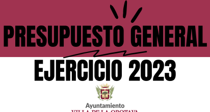 portada presupuesto general ejercicio 2023