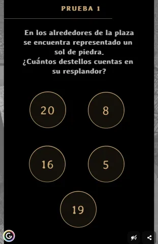 una de las preguntas