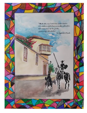 Primer premio Cartel VIII Jornadas Cervantinas