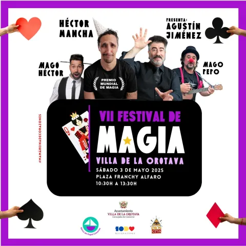 CARTEL 1 DÍA DE LA MADRE. FESTIVAL DE LA MAGIA