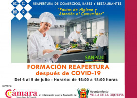 FORMACIÓN NECESARIA PARA COMERCIOS, BARES Y RESTAURANTES DE LA OROTAVA