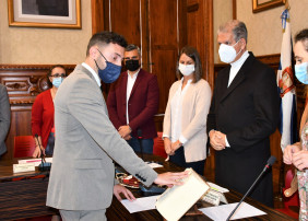 Samuel Mesa Valencia toma posesión como concejal en La Orotava