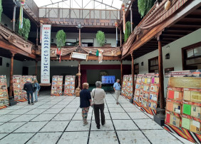 La muestra hace un recorrido por las fiestas patronales de La Orotava desde finales del siglo XIX