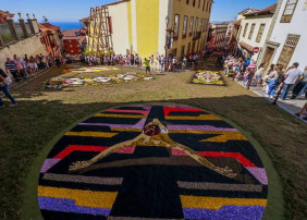 Recorrido por las alfombras del Corpus Christi 2018