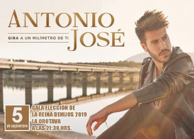 El cantante Antonio José actúa en el barrio orotavense de Benijos