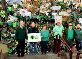 MANIFESTACIÓN SALESIANA POR UNA NOBLE CAUSA: SALVAR EL PLANETA