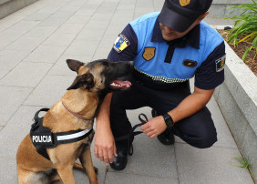 La Unidad Canina de la Policía Local de La Orotava cumple 2 años de servicio