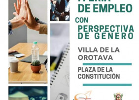 La Plaza de la Constitución acoge una Feria de Empleo con Perspectiva de Género