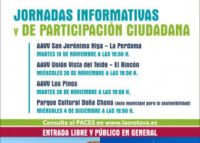 La Orotava acogerá unas jornadas para aportar ideas al documento sobre el pacto de los alcaldes por el clima y la energía