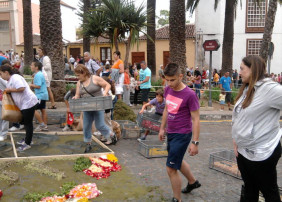 Los alfombristas ofrecen este sábado un taller en el Mercadillo Valle de La Orotava Recibidos 	x