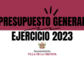 portada presupuesto general ejercicio 2023