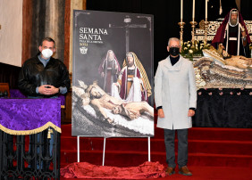 La imagen que anuncia la Cuaresma villera, que este año no celebrará procesiones, es la del Cristo Yacente de la Hermandad del Santo Entierro 