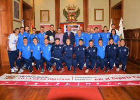 RECEPCIÓN A LOS CAMPEONES DEL CDS TENERIFE, EN LA CATEGORÍA PROVINCIAL DE SEGUNDA B