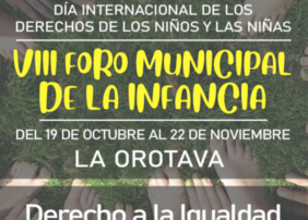 El plazo se cerrará el próximo 12 de noviembre. Se puede consultar más información en el enlace https://foroinfancia.laorotava.es