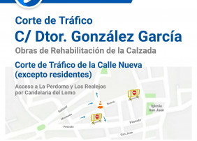 Desde el lunes 24 de mayo, por obras de rehabilitación de la calzada