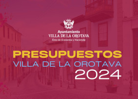 Presupuestos Villa de La Orotava 2024