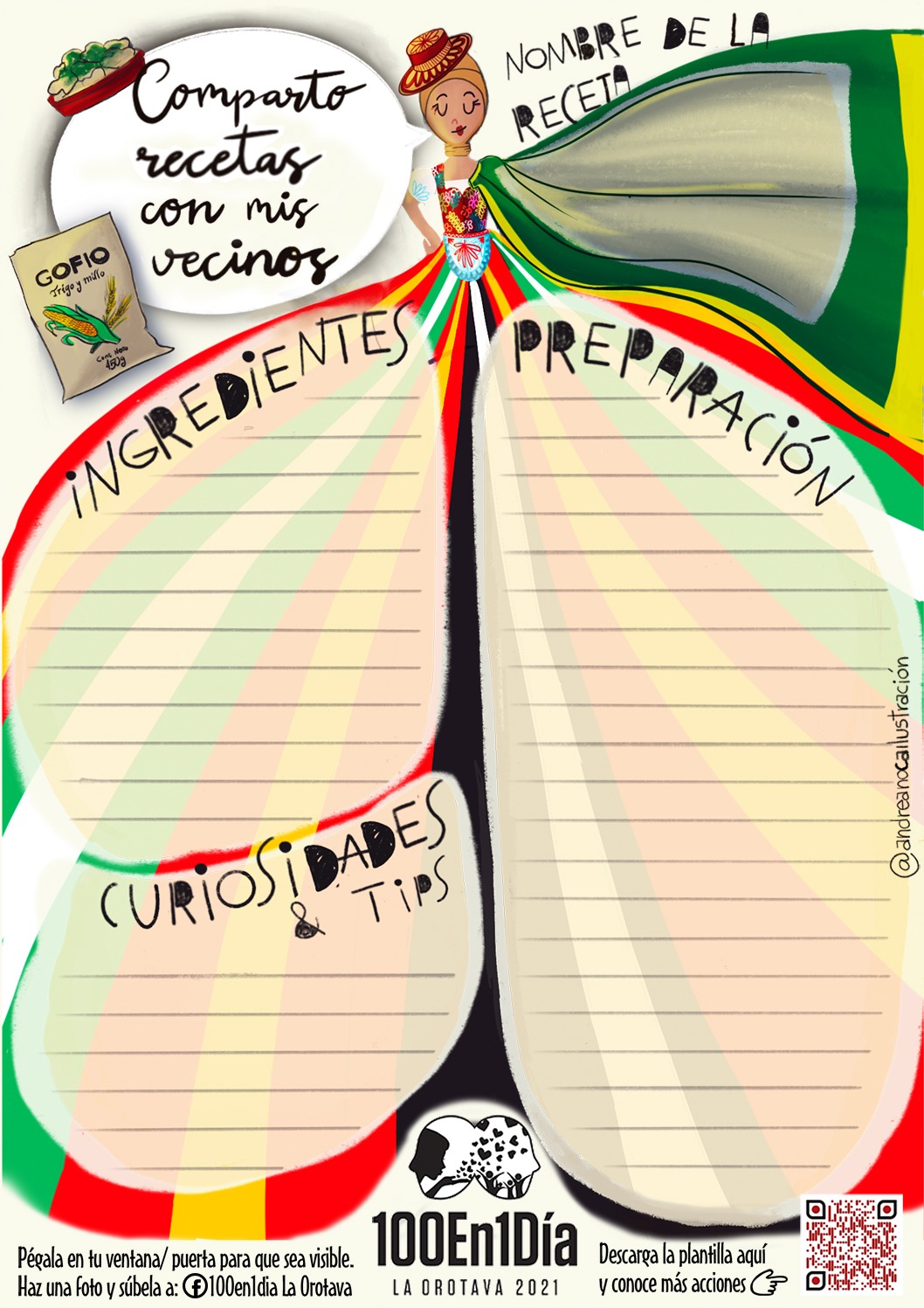 compartir recetas con vecinos