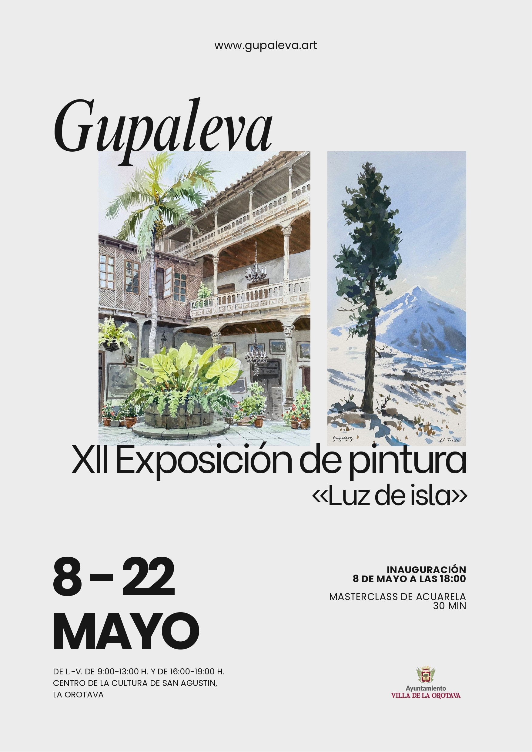 XII Exposición de pintura “Luz de isla”