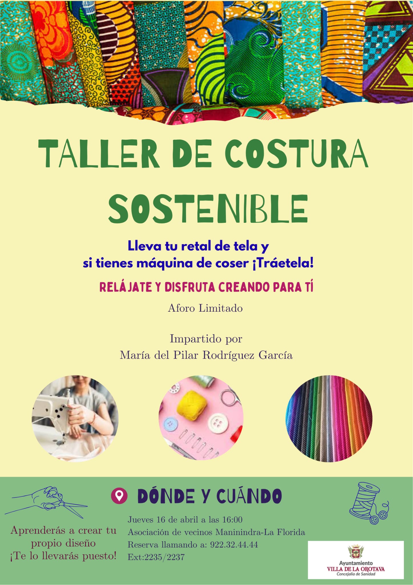 Taller de Costura Sostenible