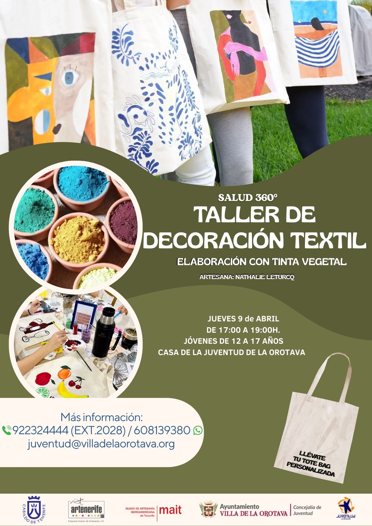 Taller de Decoración Textil con tinta vegetal