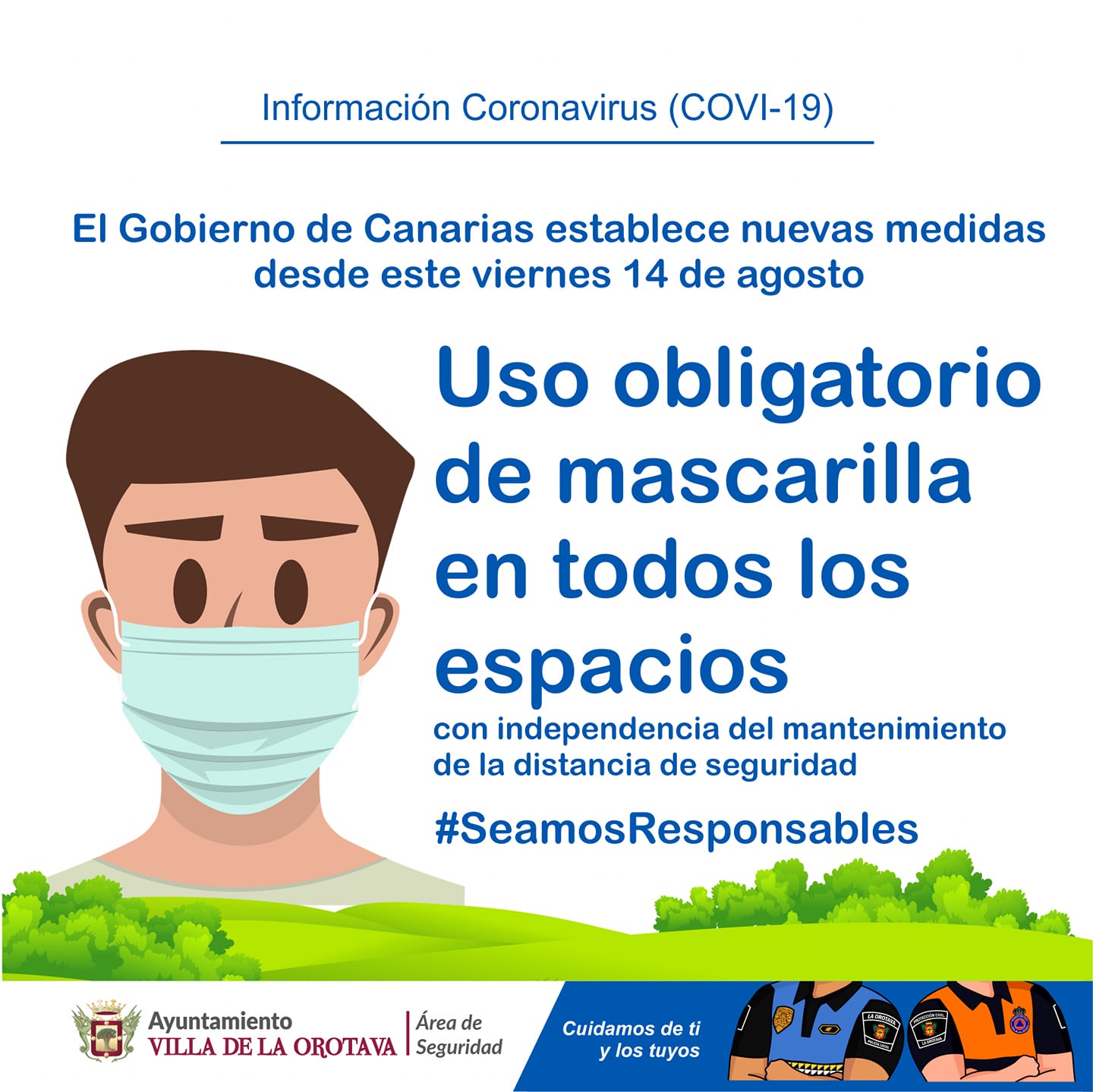 Actualización de medidas de prevención de Covid en Canarias