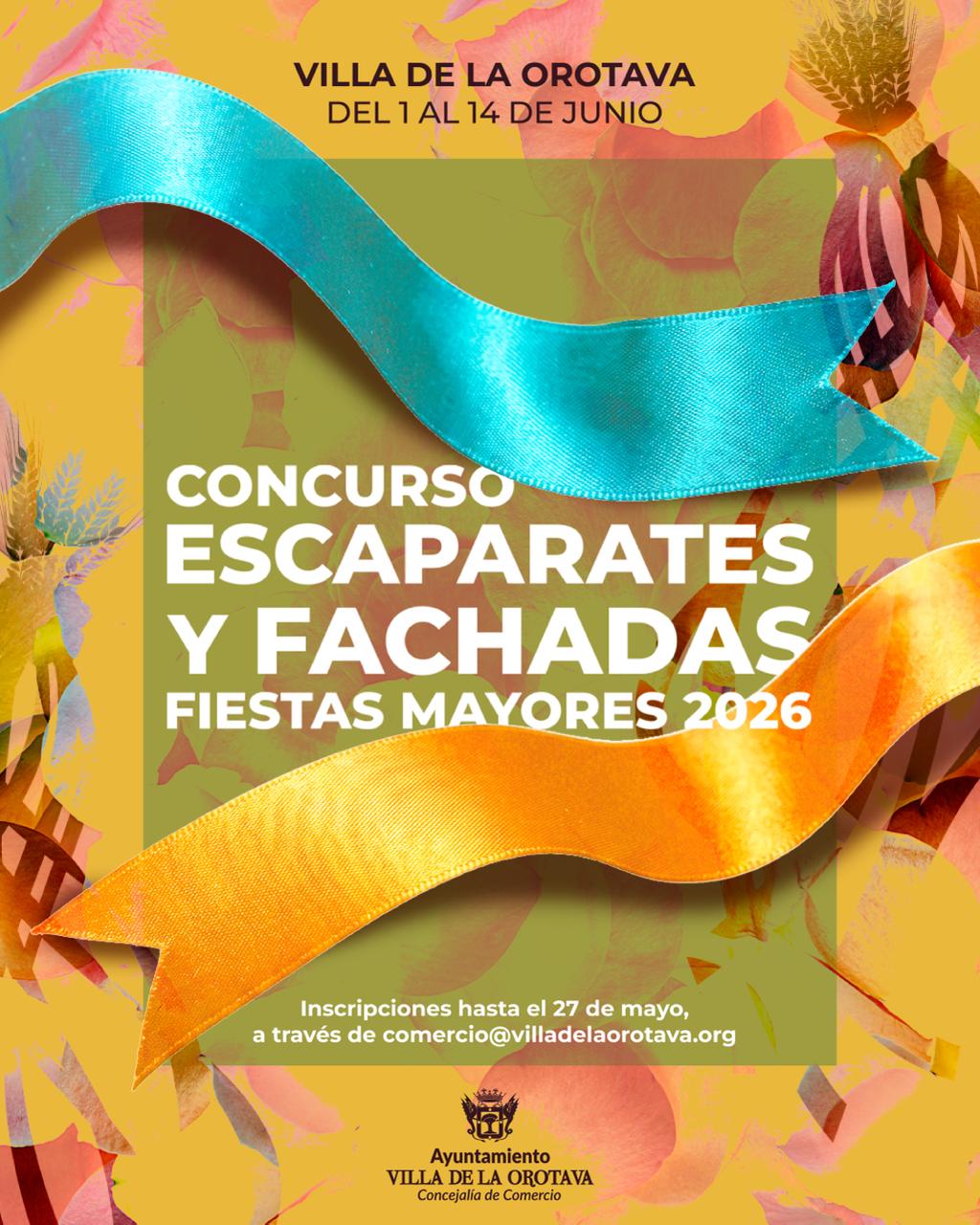 Orotava convoca el concurso de escaparatismo y decoración de fachadas con motivo de las Fiestas Patronales
