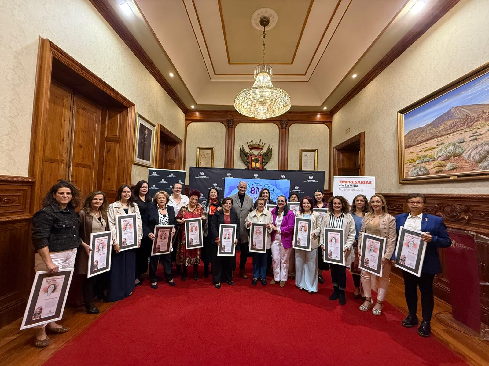 El Ayuntamiento de La Orotava rinde homenaje a las mujeres emprendedoras del municipio