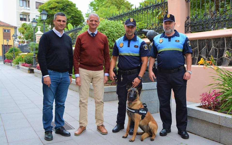 La Orotava contará, a partir de junio, con una Unidad Canina en la Policía Local