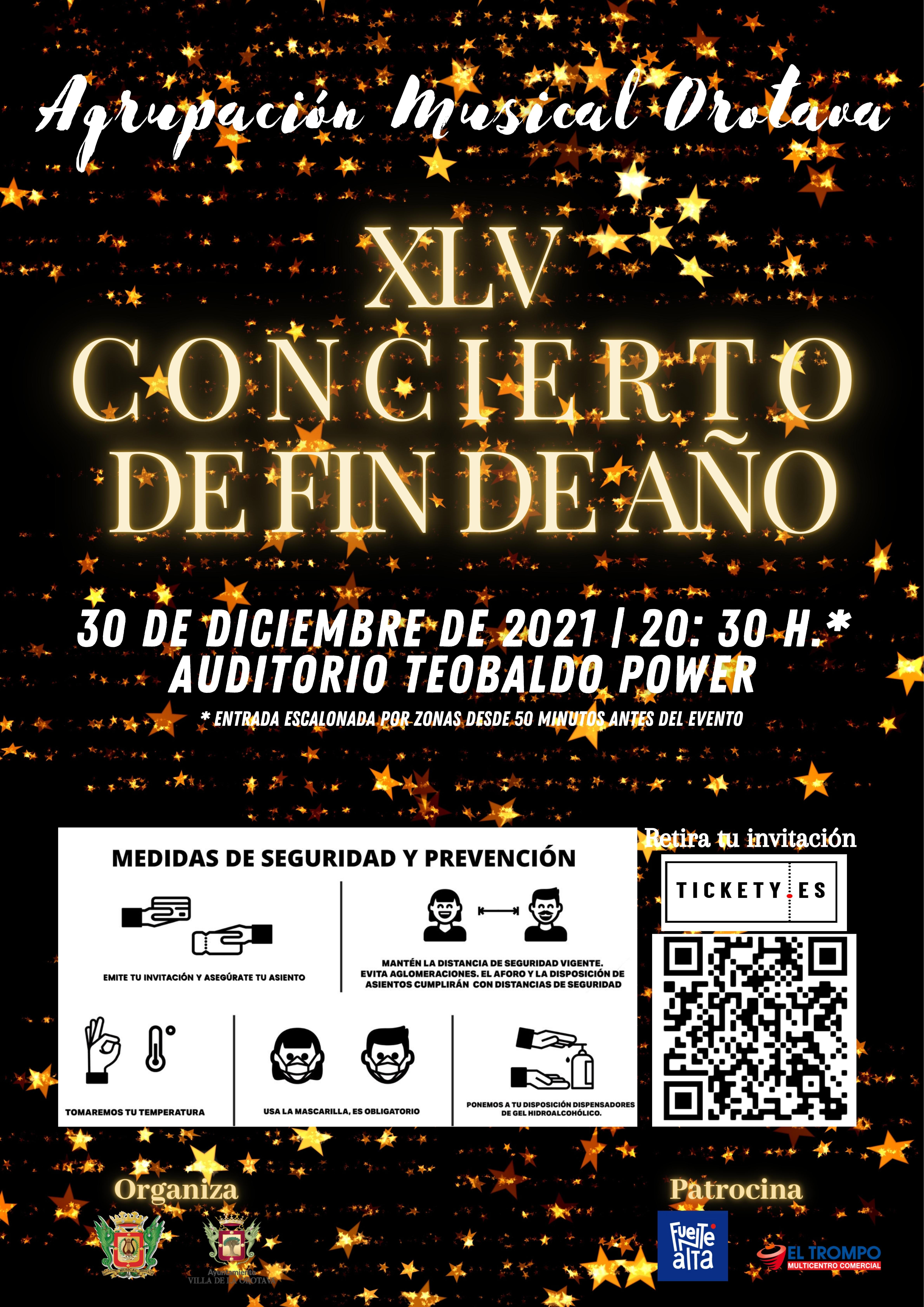 El tradicional Concierto de Fin de Año será el 30 de diciembre en el Auditorio Teobaldo Power