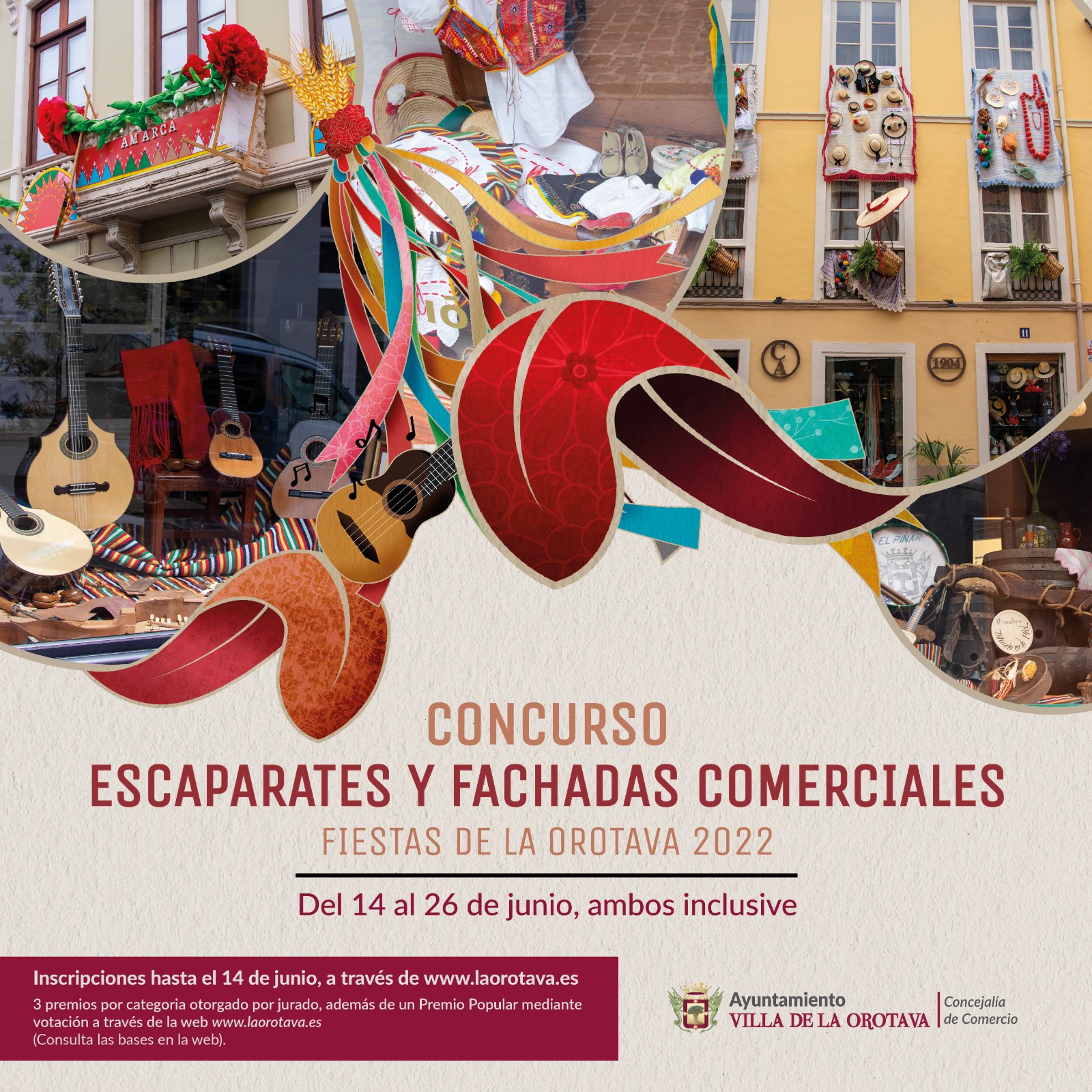 Foto cartel concurso escaparates y fachadas comerciales