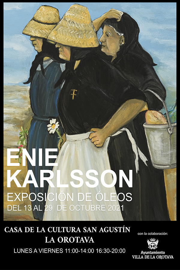 La Sala de Exposiciones alberga la muestra de la pintora sueca que se podrá visitar desde el 13 hasta el 29 de octubre (lunes a viernes, de 11:00 a 14:00 horas y de 16:30 a 20:00 horas)