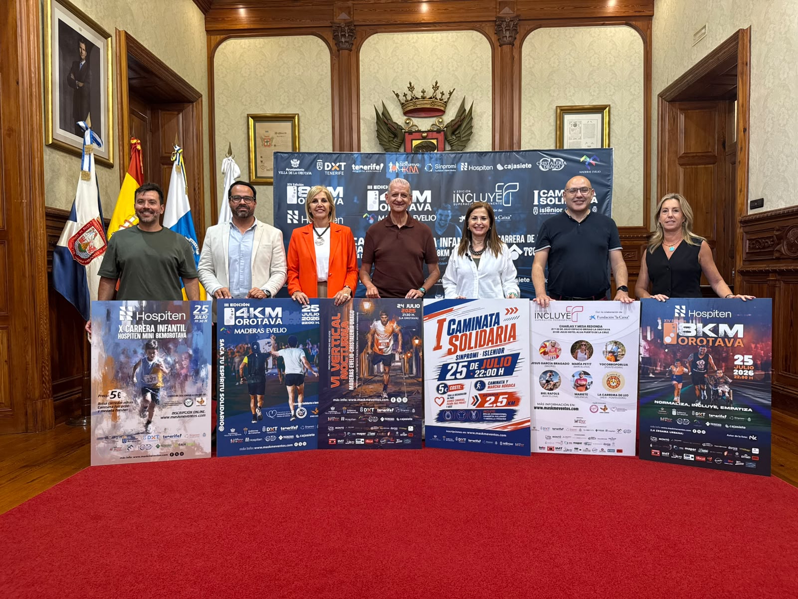 La Hospiten 8KM Orotava convierte a la Villa en referente del deporte inclusivo